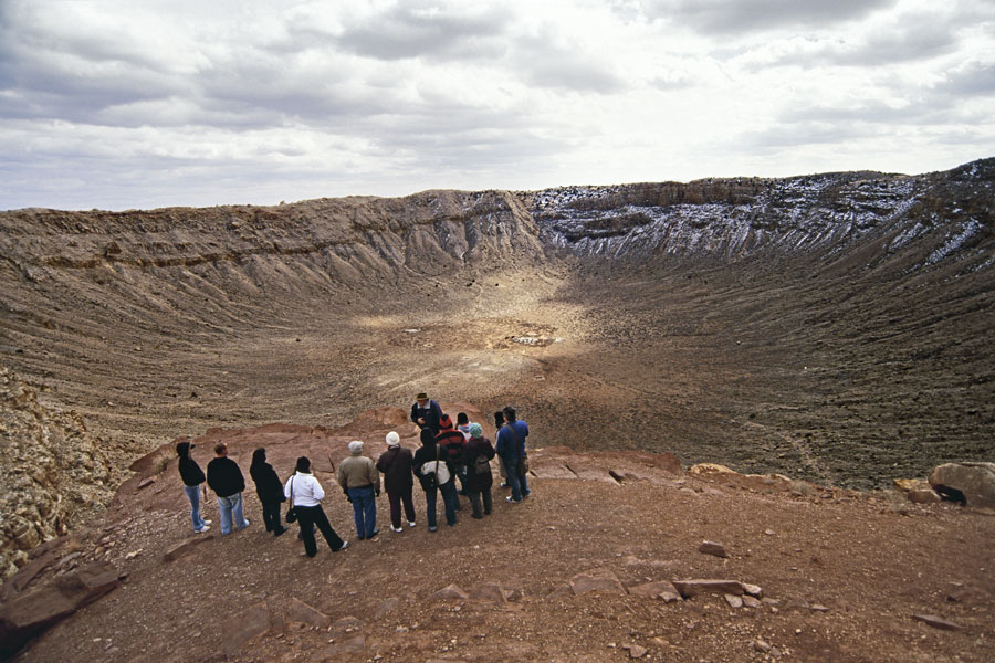 Dentro del Cráter del Meteorito Barringer