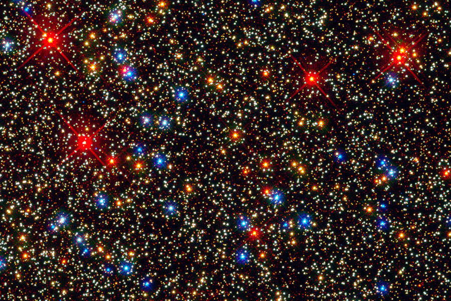 El centro del Cúmulo Globular Omega Centauri