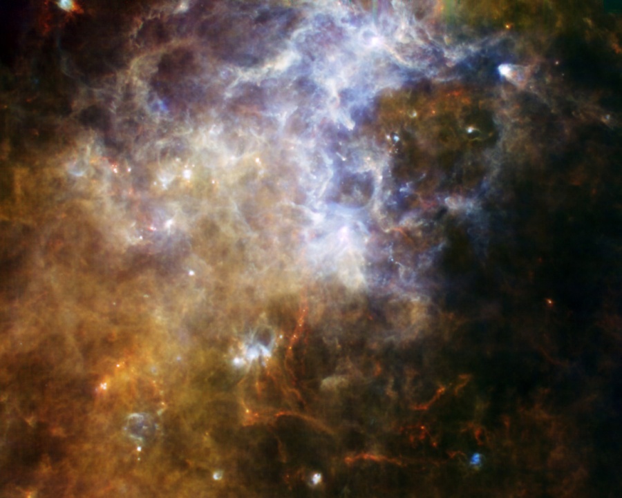 Herschel observa la Vía Láctea