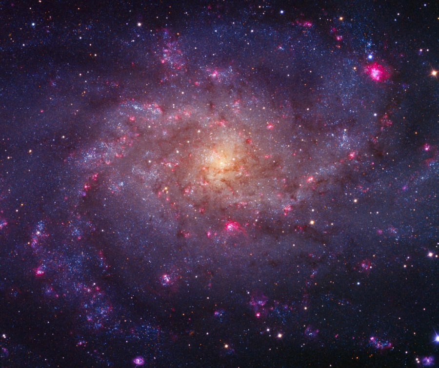 Nebulosas brillantes de M33