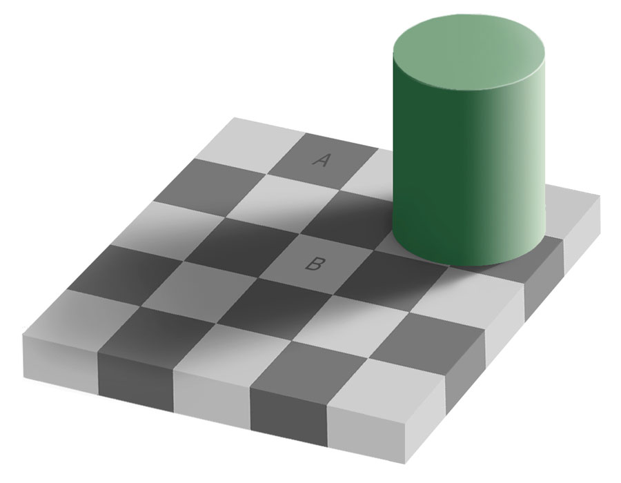 La ilusión de igual color