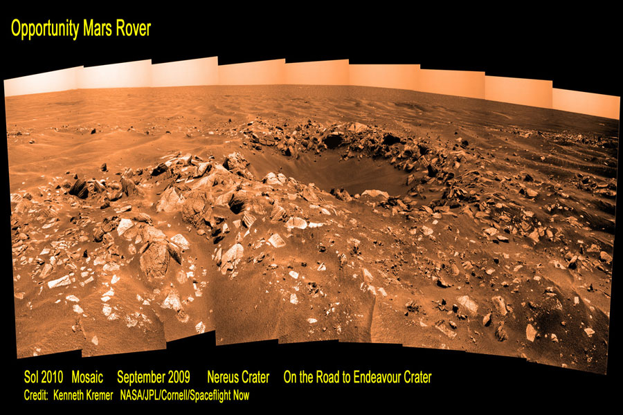 Cráter Nereus en Marte