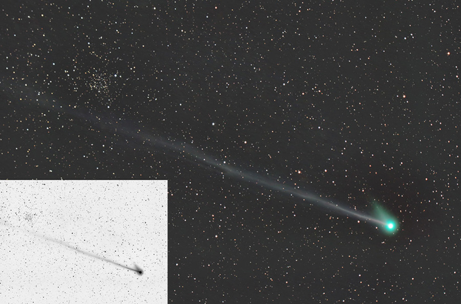 Cometa McNaught pasa cerca de NGC 1245