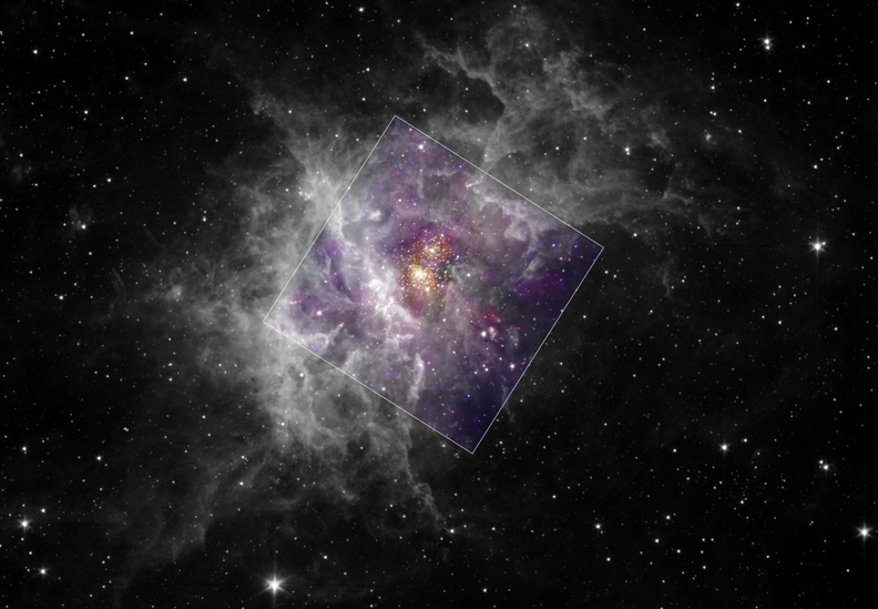 Westerlund 2, joven cúmulo estelar