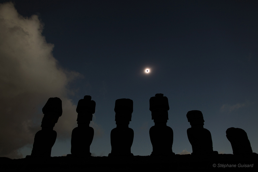 Eclipse en la Isla de Pascua