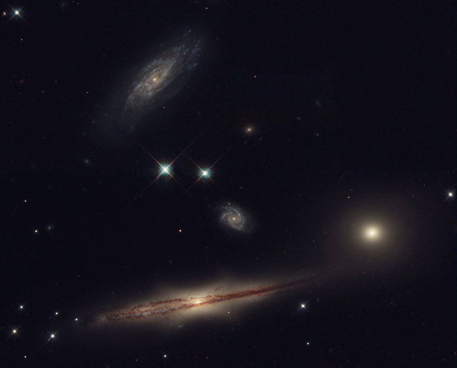 HCG 87: un pequeño grupo de galaxias