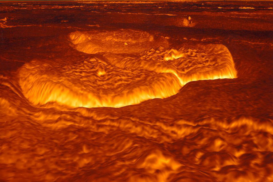 La otrora fundida superficie de Venus