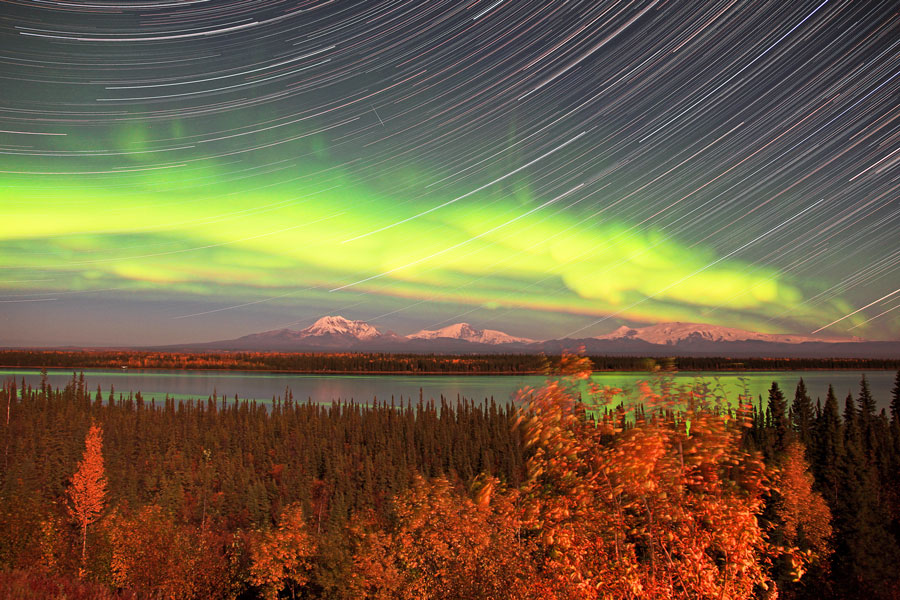 Aurora sobre Alaska