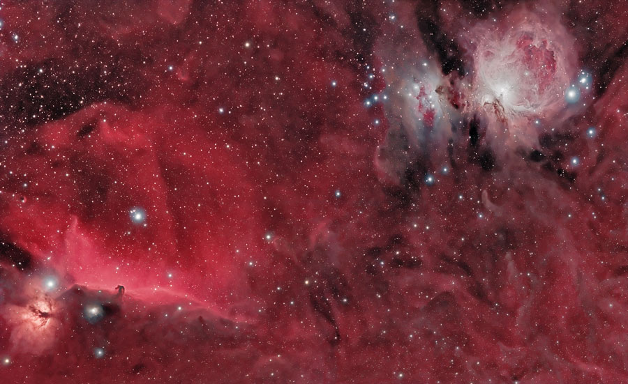 Cabeza de Caballo y las Nebulosas de Orión