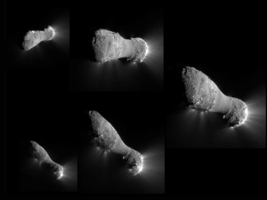 Sobrevolando el Cometa Hartley 2