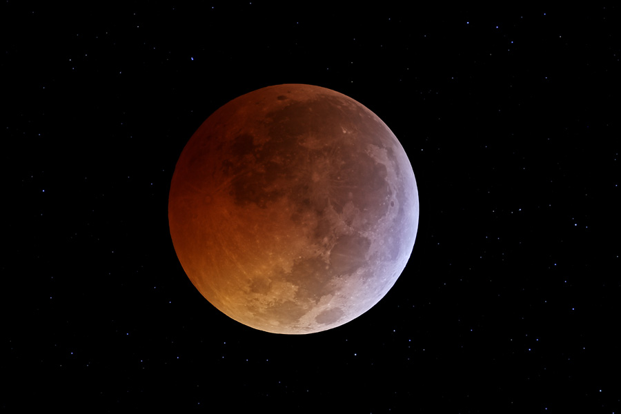 El eclipse lunar del solsticio