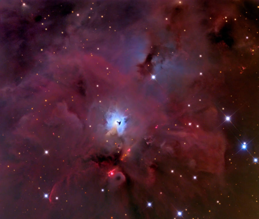NGC 1999: Sur de Orión