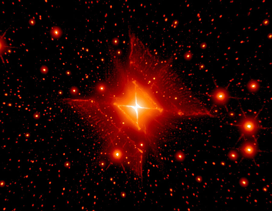 MWC 922: Nebulosa Cuadrada Roja