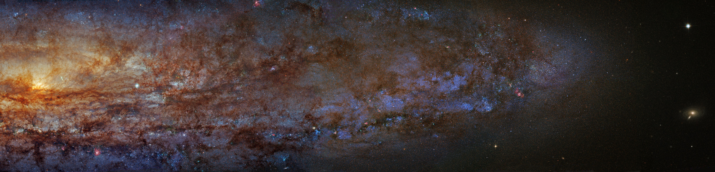 NGC 253: de cerca