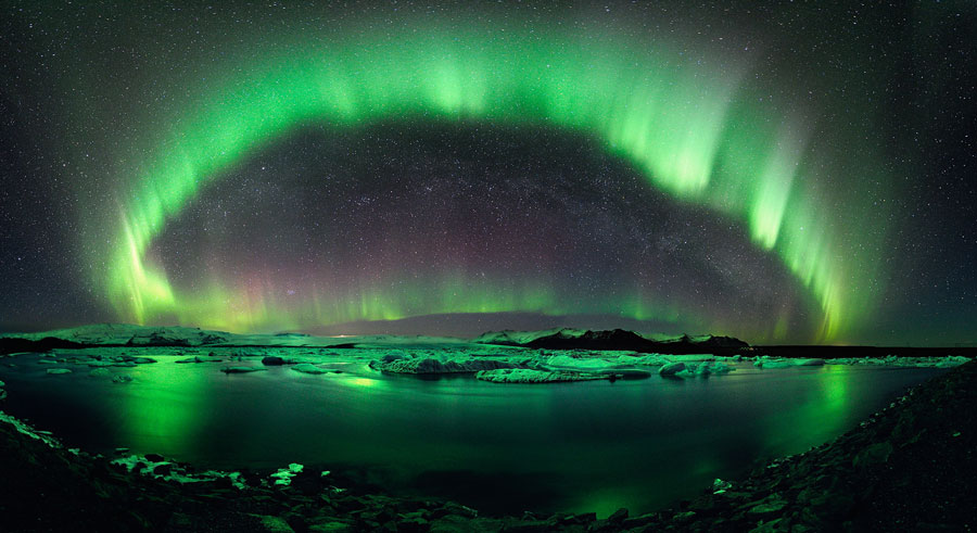 Cielo Estrellado sobre Islandia