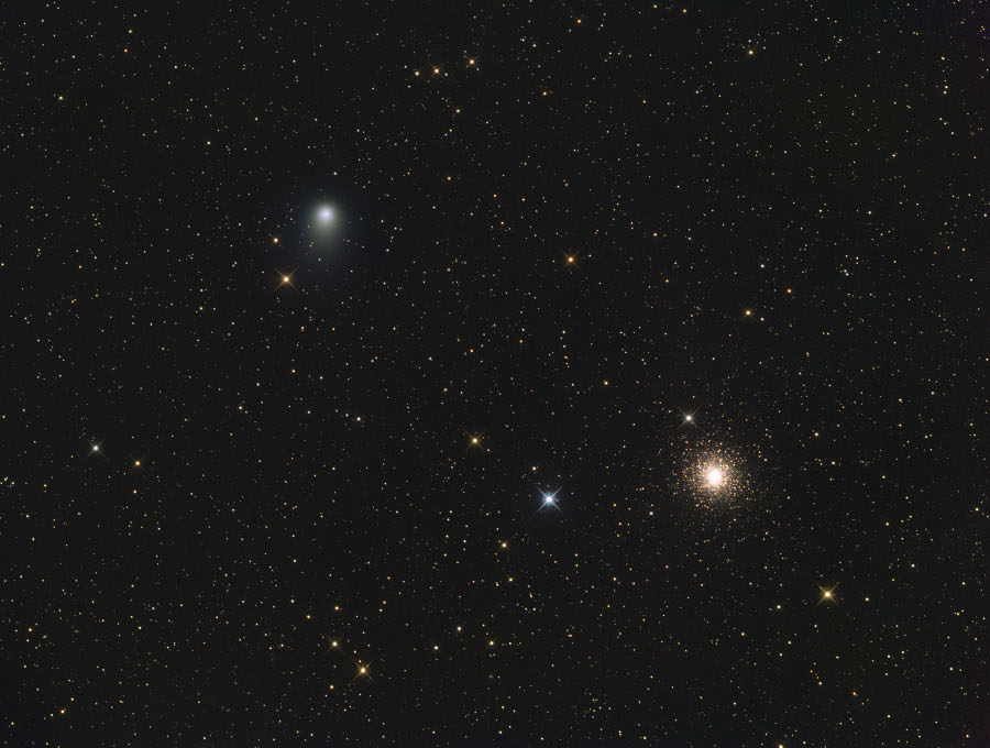 Cometa Garradd y Messier 15