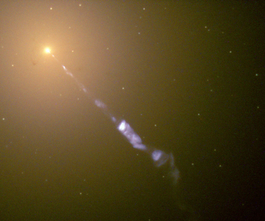 Chorro desde la Galaxia M87