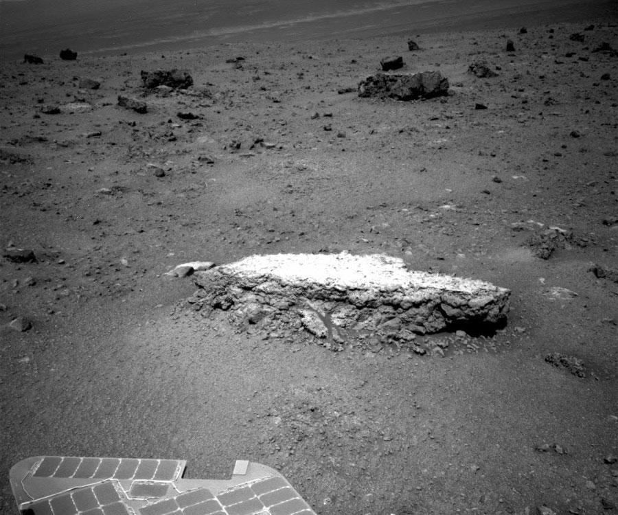 Formación rocosa Tisdale 2 en Marte