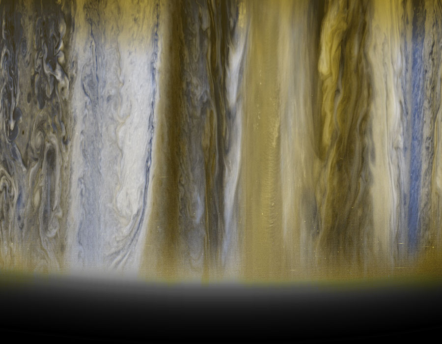 Nubes de Júpiter desde la New Horizons