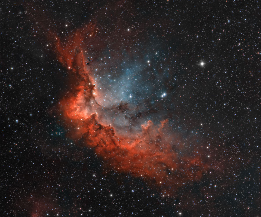 NGC 7380: la nebulosa del Mago