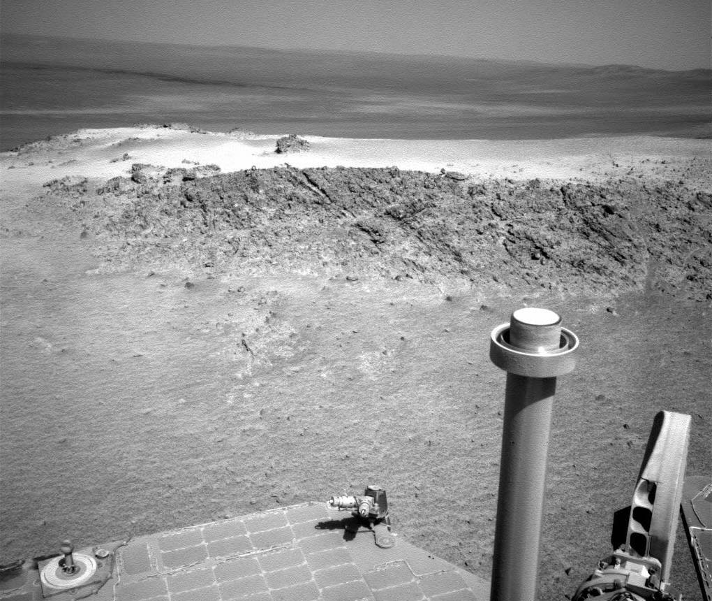 El Opportunity llega a Puerto Greeley en Marte