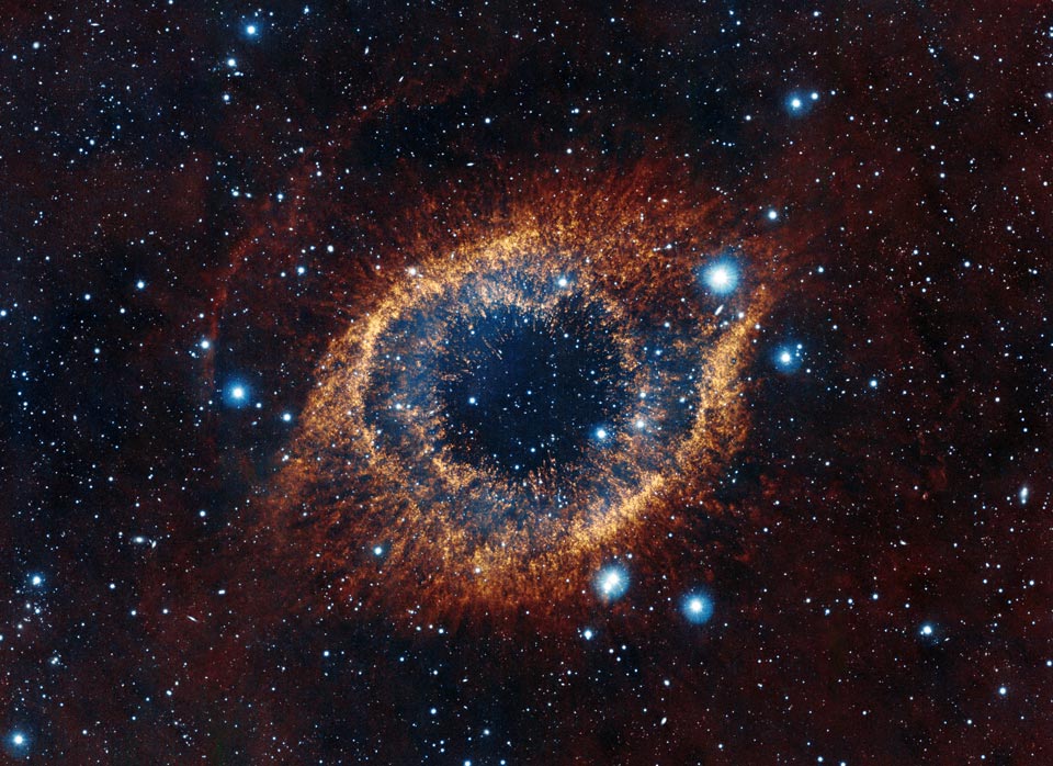La nebulosa del Hélice desde el telescopio VISTA