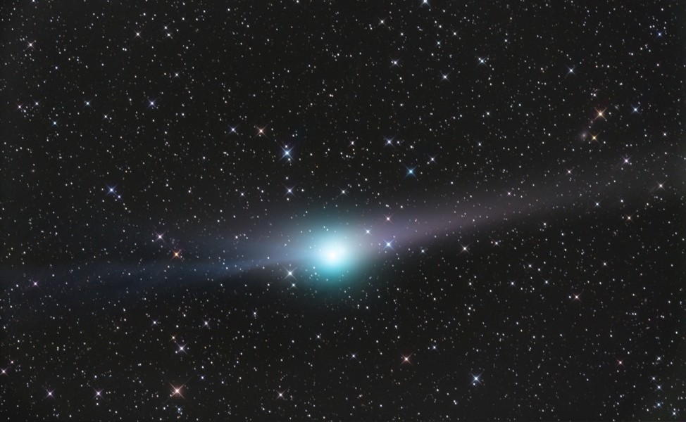 Otra cola del cometa Garradd