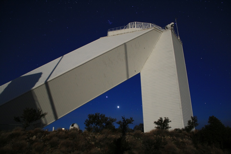 Planetas brillantes en el telescopio solar McMath-Pierce