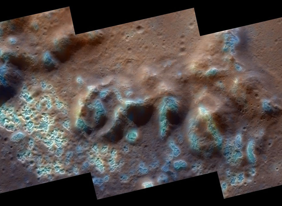 Huecos raros descubiertos en Mercurio