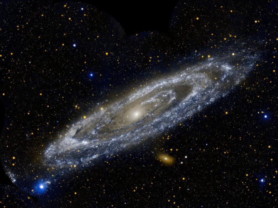 GALEX: la galaxia de Andrómeda
