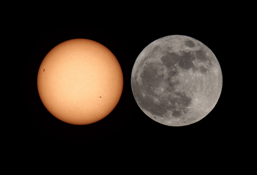 Sol vs Super Luna