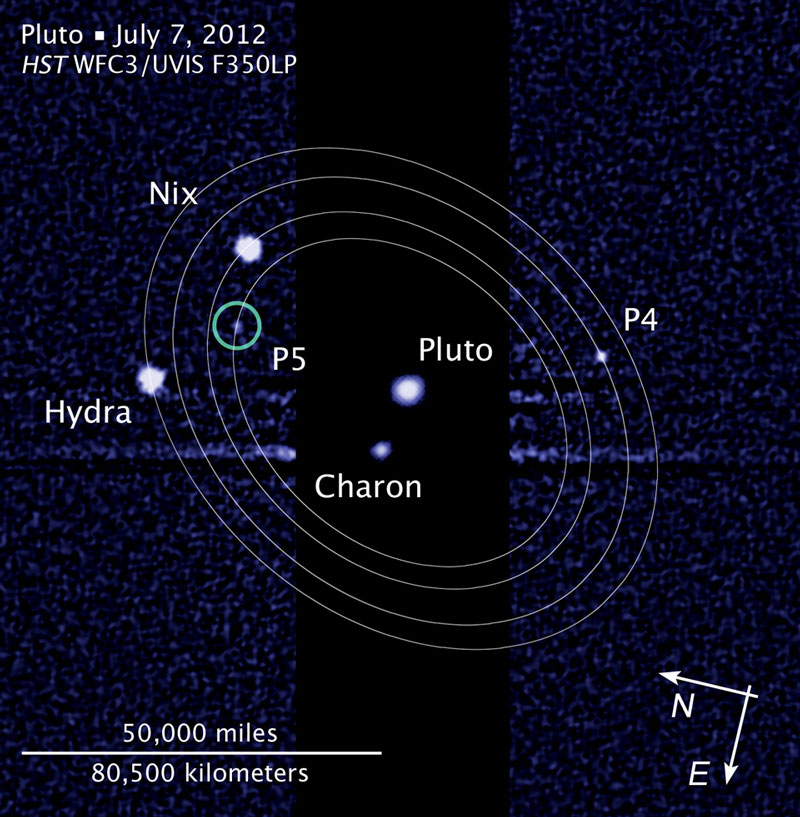 Descubierto un quinto satélite de Plutón