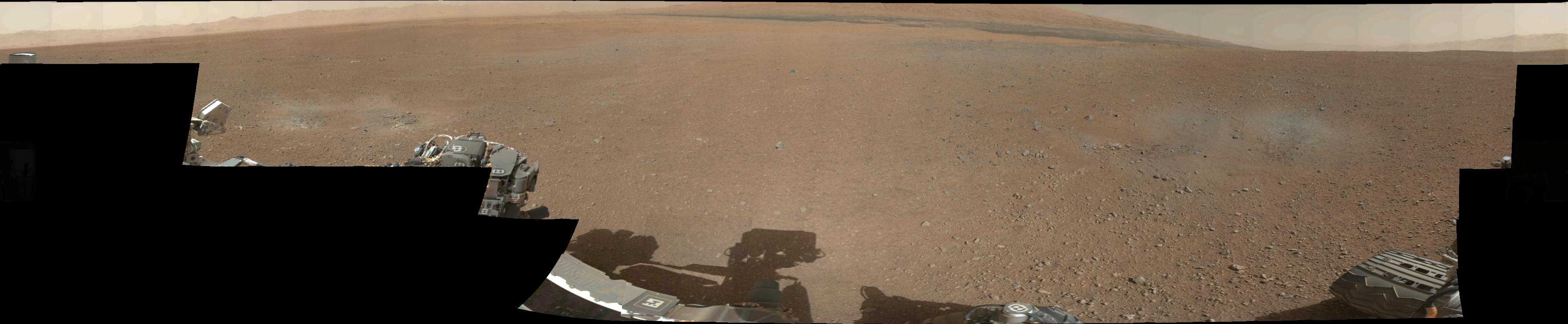 La primera panorámica en color de Marte por el Curiosity