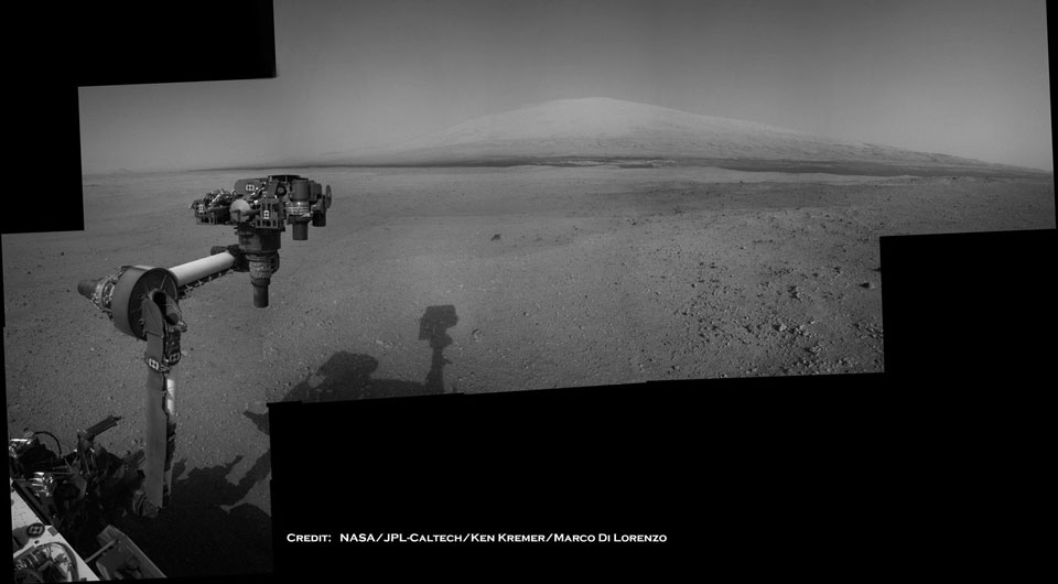 El Curiosity en Marte: el Monte Sharp a la vista
