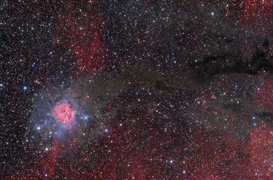 Gran angular de la nebulosa del Capullo