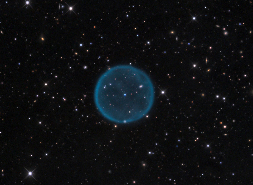 La nebulosa planetaria esférica Abell 39