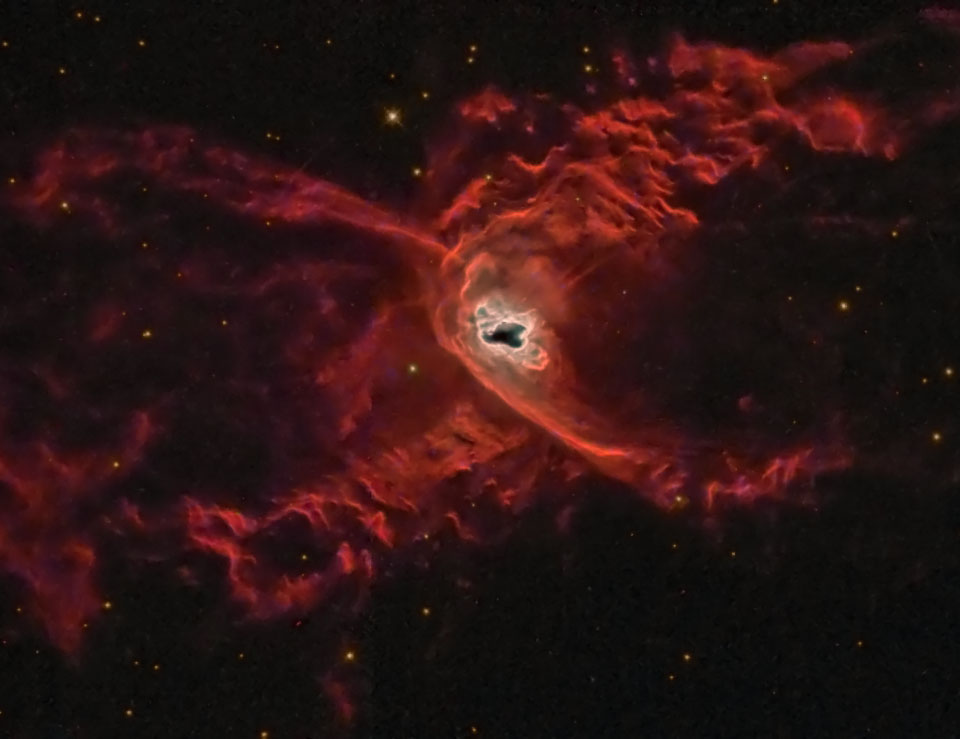 La nebulosa planetaria de la Araña Roja