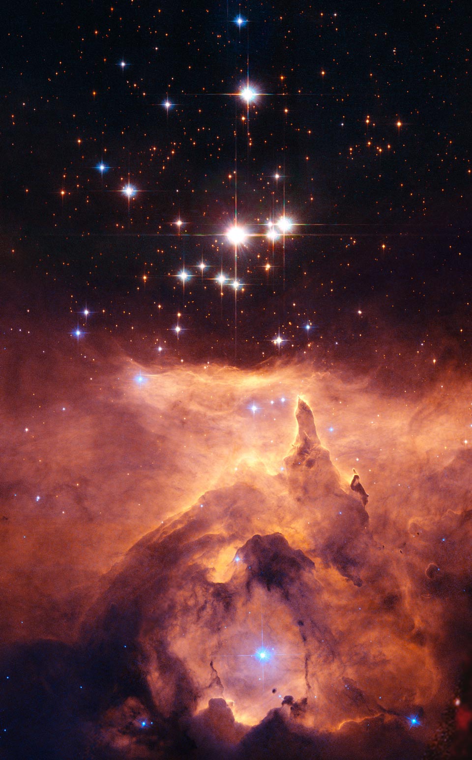 Las masivas estrellas de la catedral NGC 6357