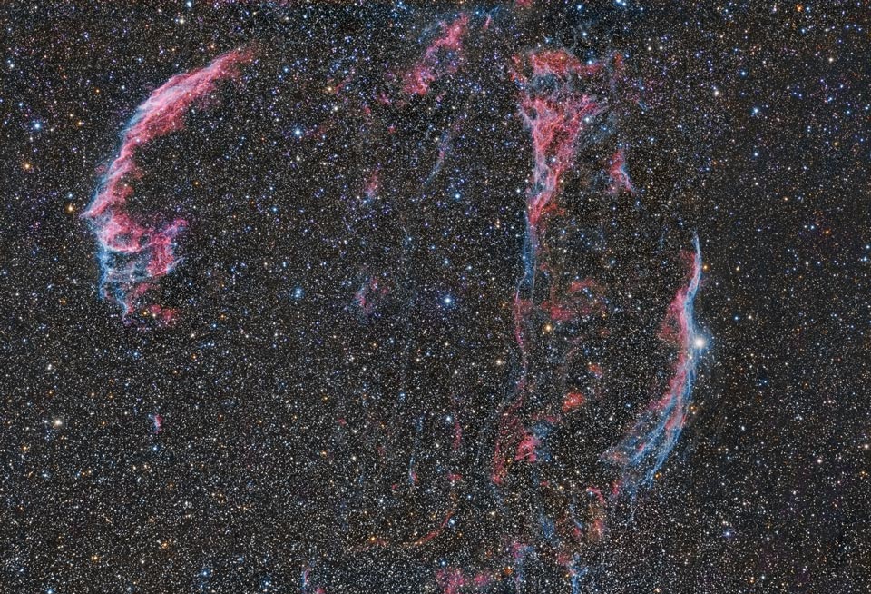 Copos de la nebulosa del Velo