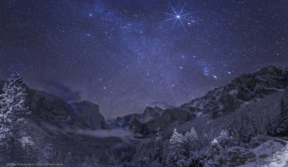 Noche de invierno en Yosemite