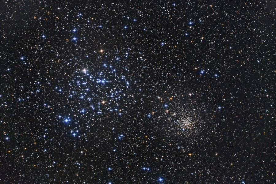 Los cúmulos estelares abiertos M 35 y NGC 2158