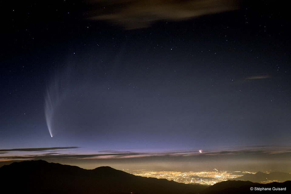 El cometa McNaught sobre Chile