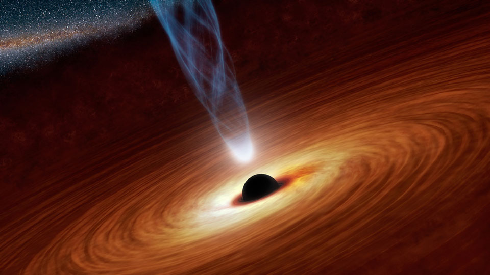 El giro de un agujero negro supermasivo