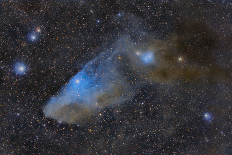 IC 4592: la nebulosa de reflexión azul Cabeza de Caballo