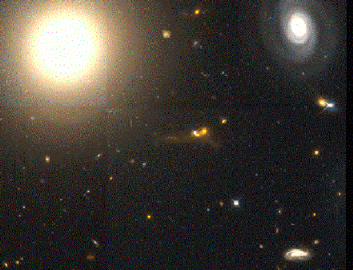 Galaxia elíptica NGC 4881 en Coma