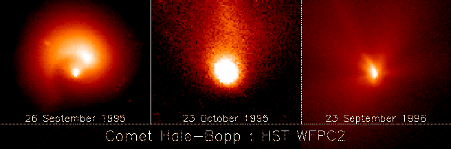 El cometa Hale-Bopp en camino