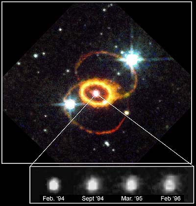 Resuelta la bola de fuego de la supernova 1987a