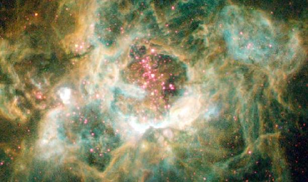 NGC 604: Guardería estelar gigante