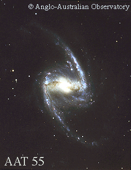 La galaxia espiral barrada NGC 1365