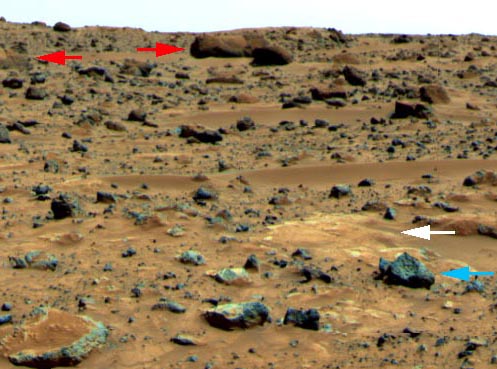 Piedras Extrañas en Marte